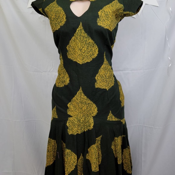 African Print A-line Dress - Picture 2 of 6